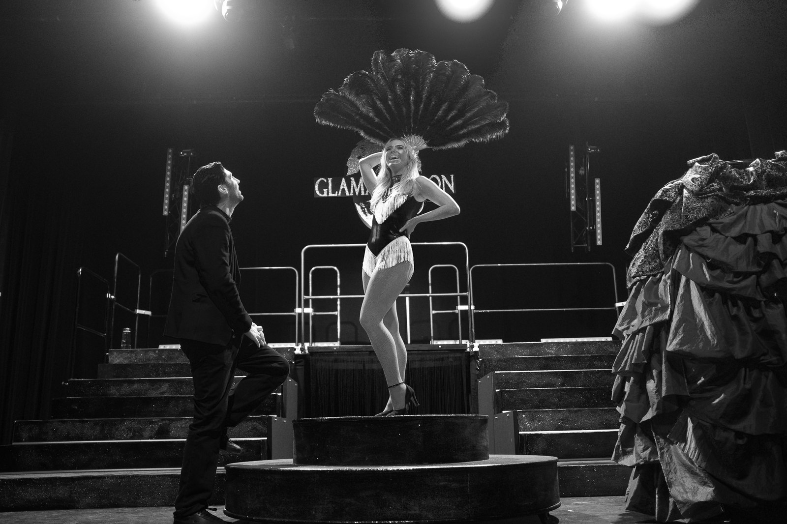 Backstage during Glamageddon